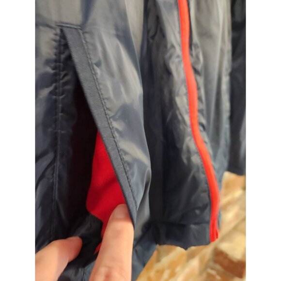 Old Navy NWT Boys Red and Blue Fleece Lined Rain Coat Jacket Size Large 10-12 - Picture 3 of 7